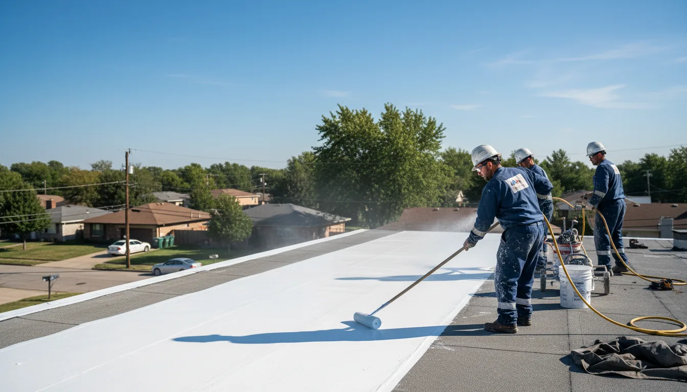 Commercial roof coating in Roxbury Crossing, MA near me